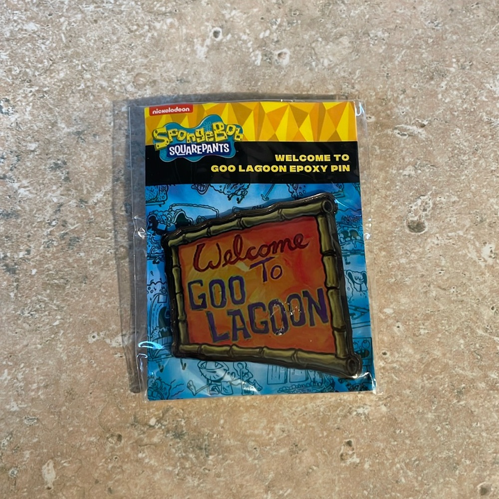 SpongeBob Welcome to Goo Lagoon Collectible Epoxy Pin